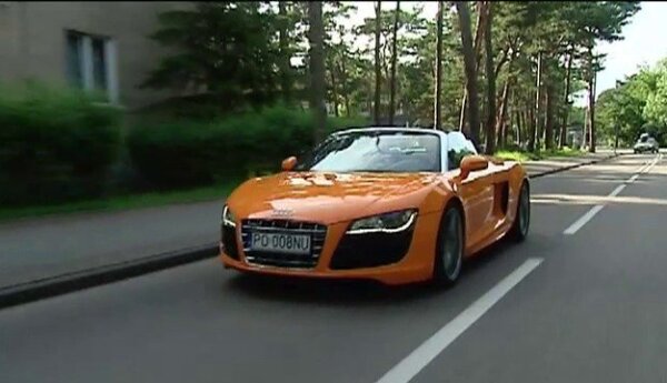 Adam Kornacki testuje Audi R8 Spyder
